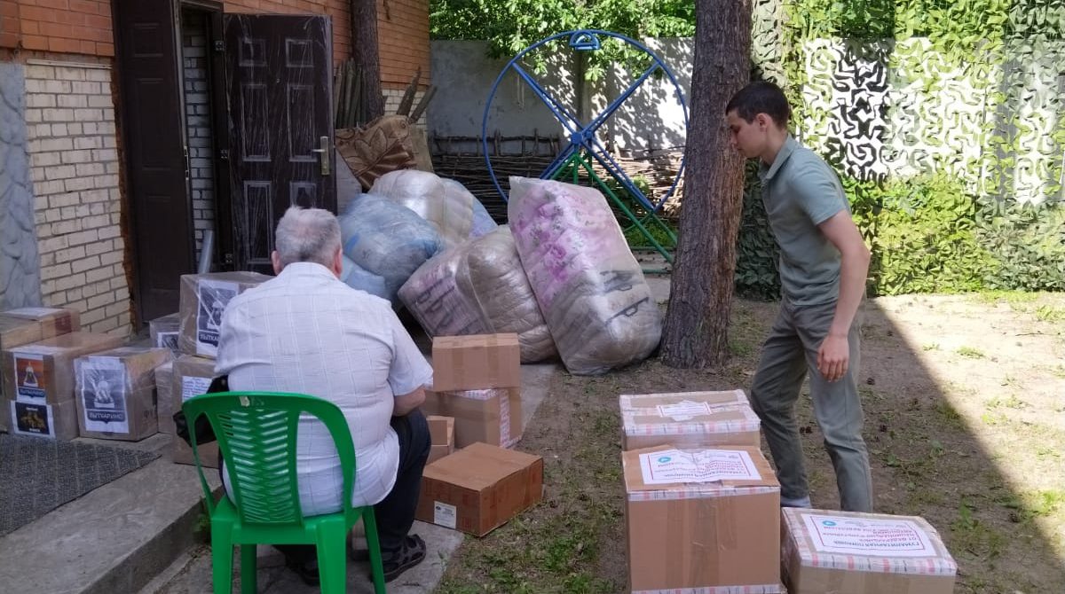 Подготовка 54-й гуманитарной миссии на Донбасс